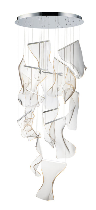 ET2 E24877-133PC LED Pendant, Polished Chrome