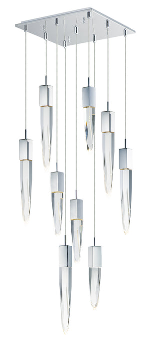 ET2 E31246-20PC LED Pendant, Polished Chrome