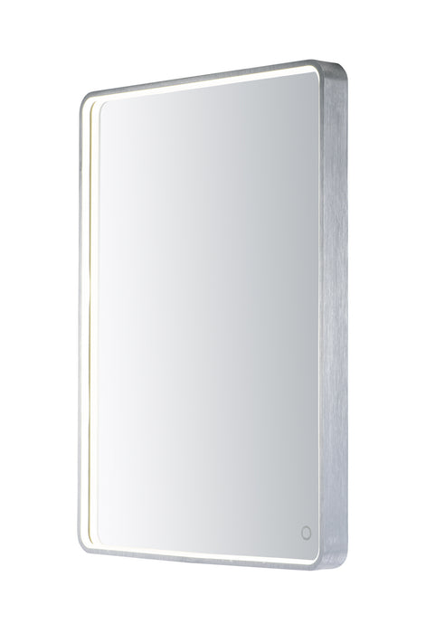ET2 E42014-90AL LED Mirror, Brushed Aluminum