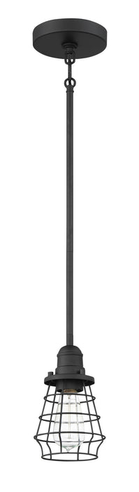 Craftmade 50691-FB One Light Mini Pendant, Flat Black