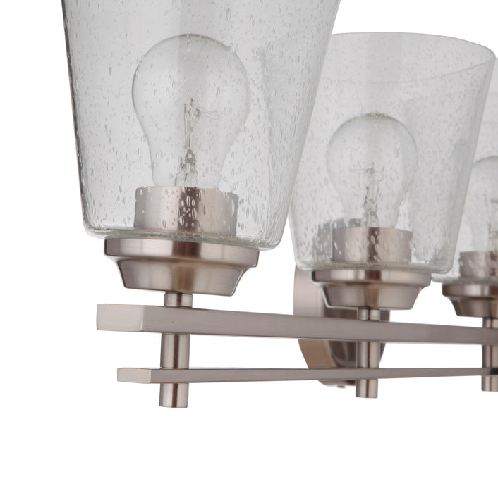 Craftmade 19642BNK5 Five Light Vanity, Brushed Polished Nickel