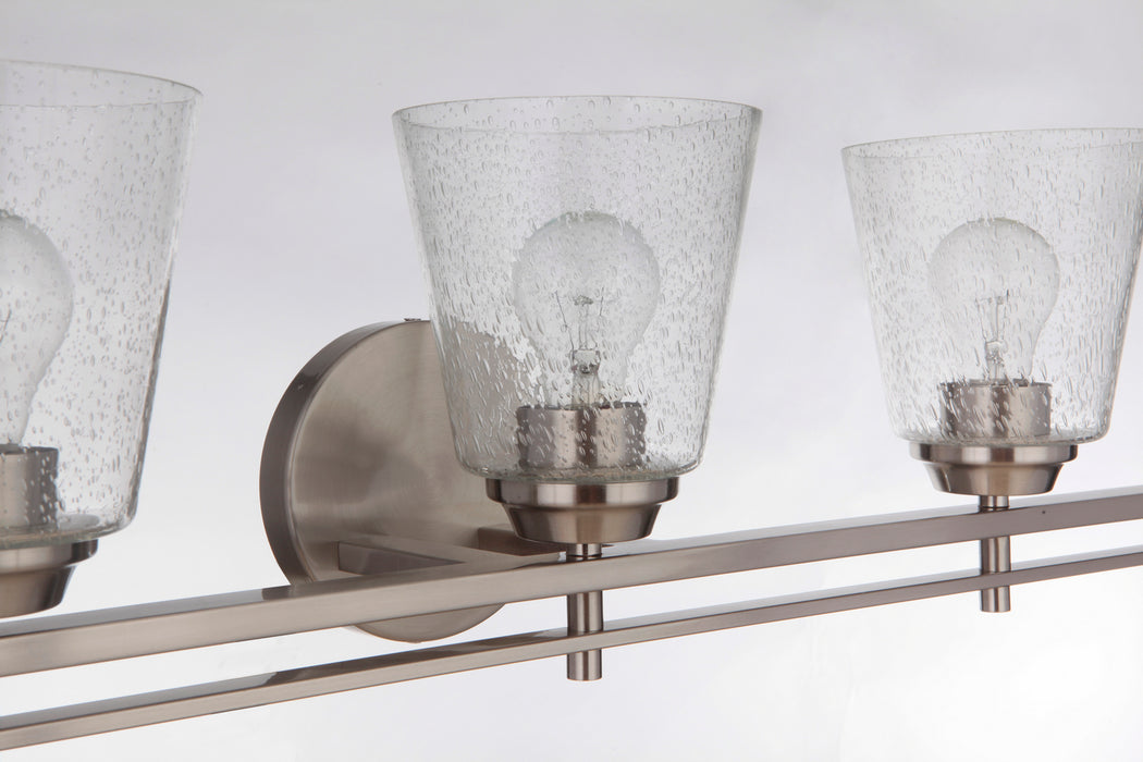 Craftmade 19642BNK5 Five Light Vanity, Brushed Polished Nickel