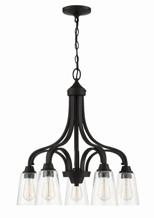 Craftmade 41915-ESP-CS Five Light Chandelier, Espresso