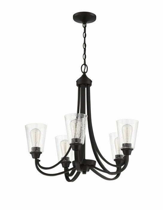 Craftmade 41925-ESP-CS Five Light Chandelier, Espresso