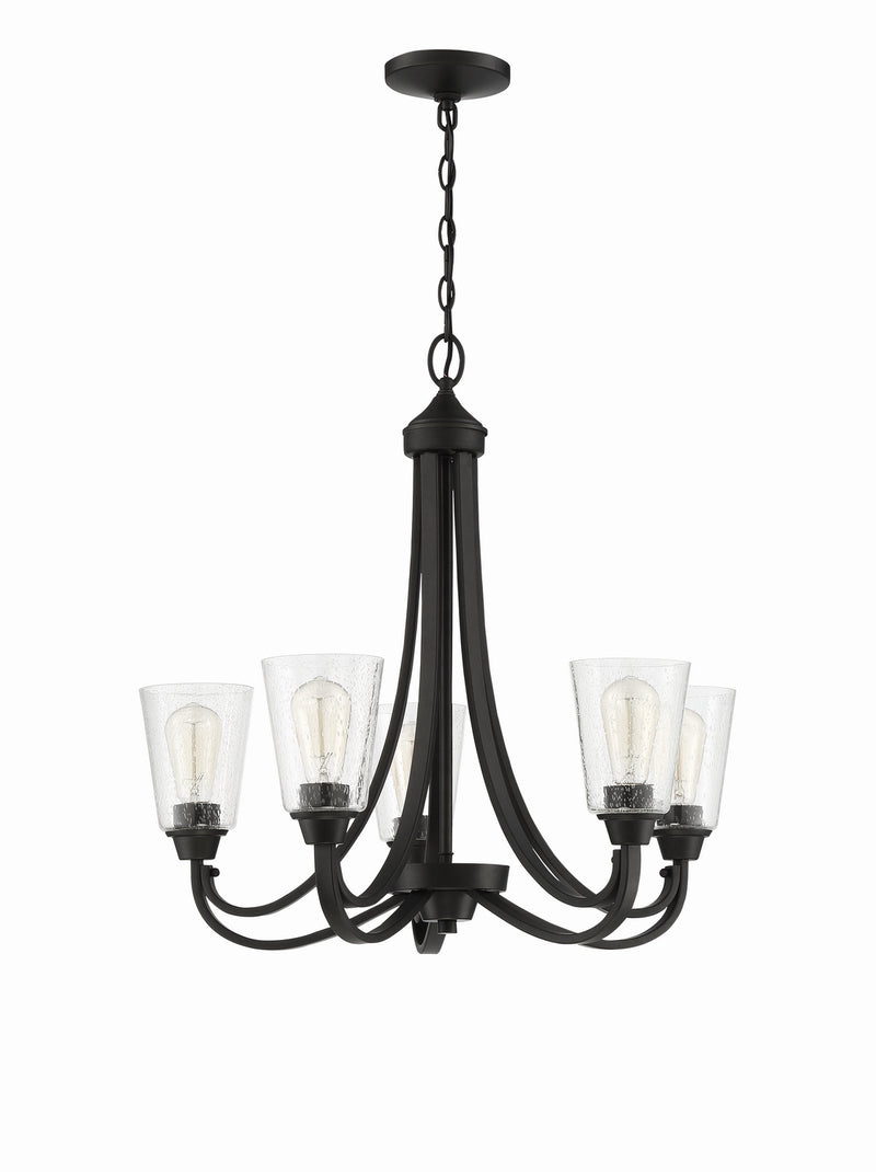Craftmade 41925-ESP-CS Five Light Chandelier, Espresso