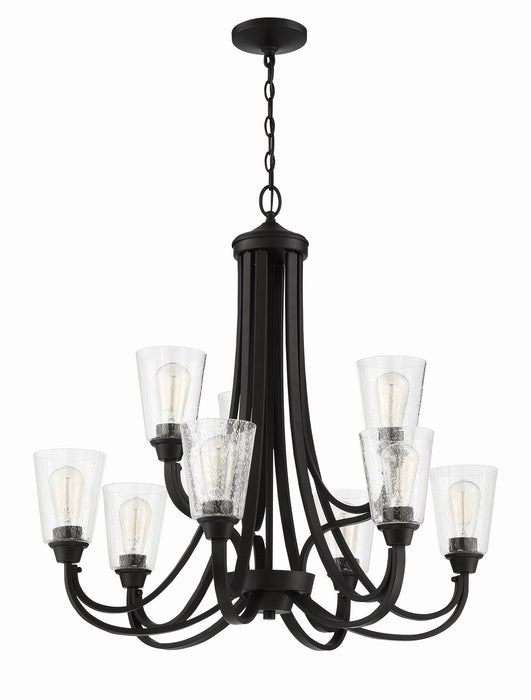 Craftmade 41929-ESP-CS Nine Light Chandelier, Espresso