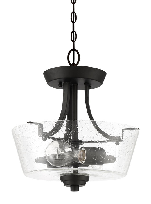 Craftmade 41952-ESP-CS Two Light Semi Flush Mount Convertible, Espresso