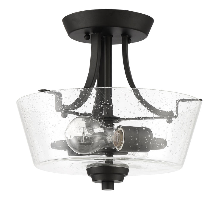 Craftmade 41952-ESP-CS Two Light Semi Flush Mount Convertible, Espresso