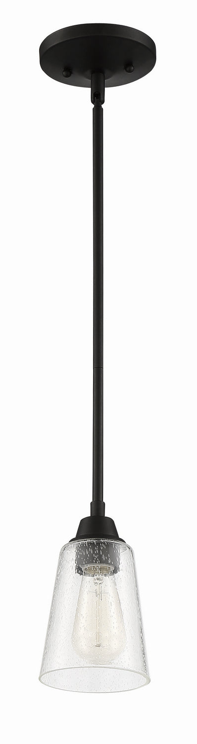Craftmade 41991-ESP-CS One Light Mini Pendant, Espresso