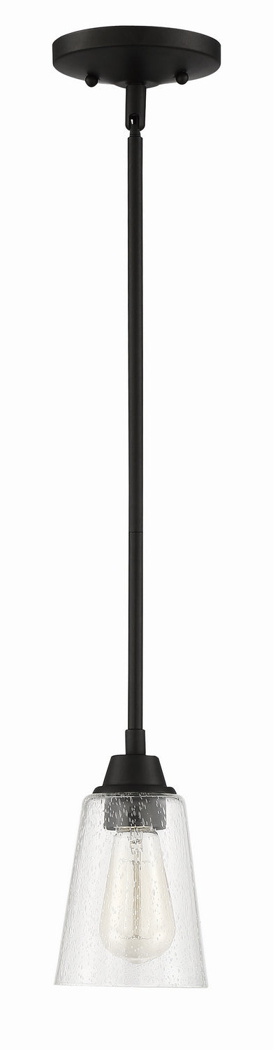 Craftmade 41991-ESP-CS One Light Mini Pendant, Espresso