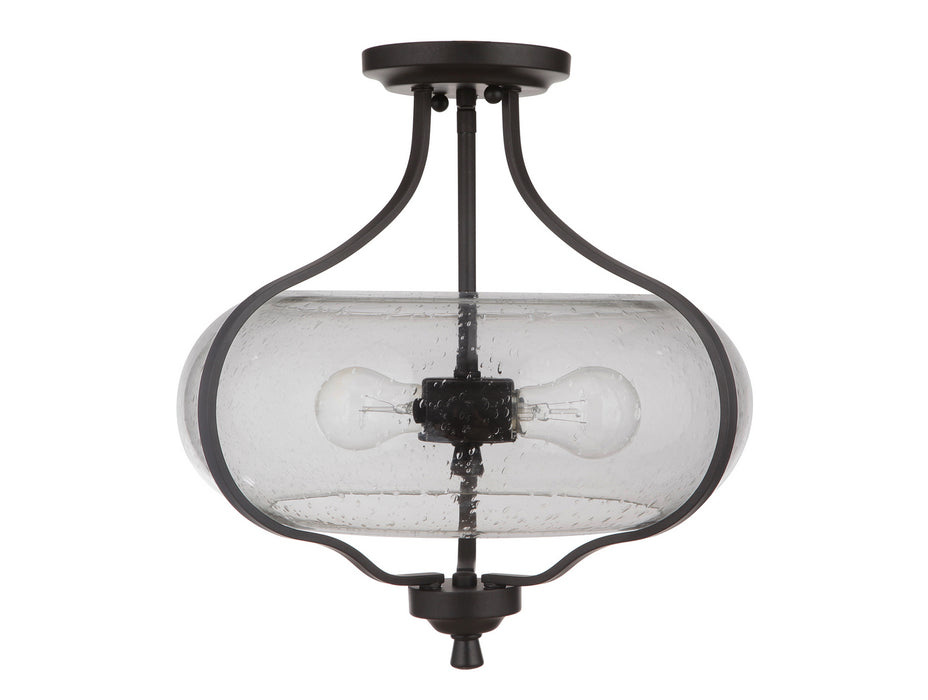 Craftmade 49952-ESP Two Light Semi Flush Mount, Espresso