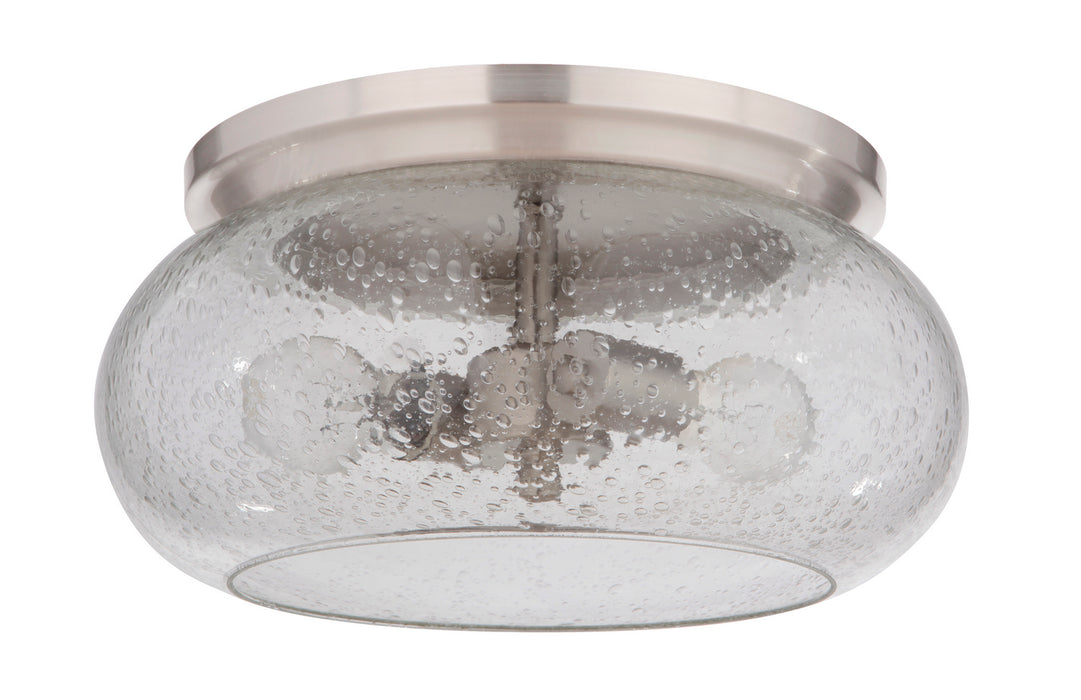 Craftmade 49982-BNK Two Light Flushmount, Brushed Polished Nickel