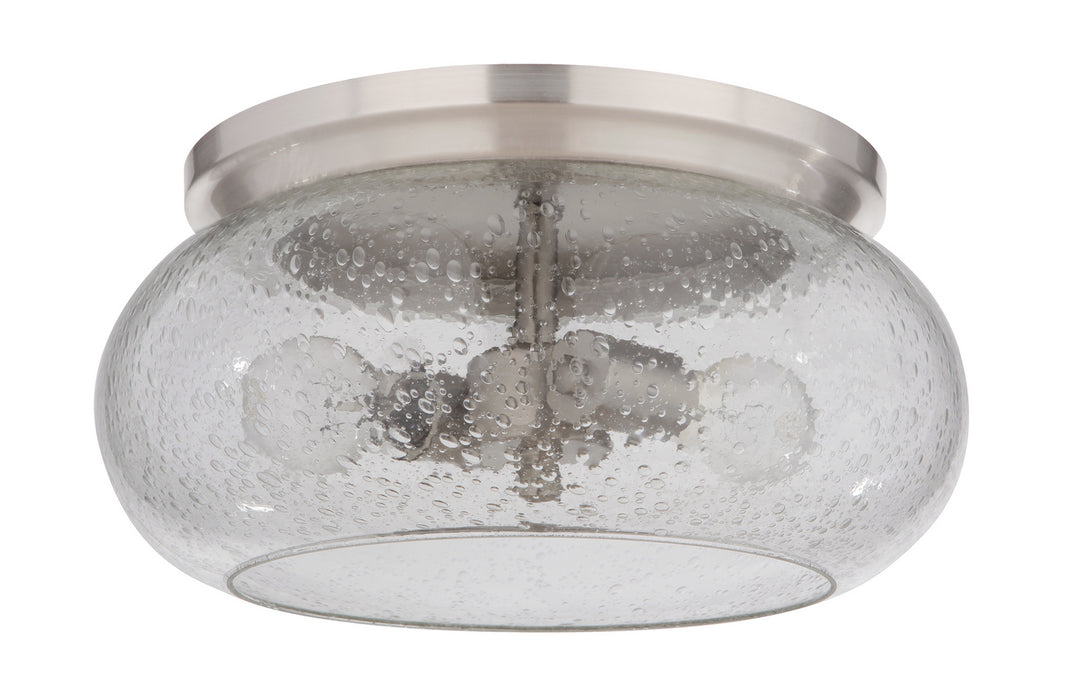 Craftmade 49982-BNK Two Light Flushmount, Brushed Polished Nickel