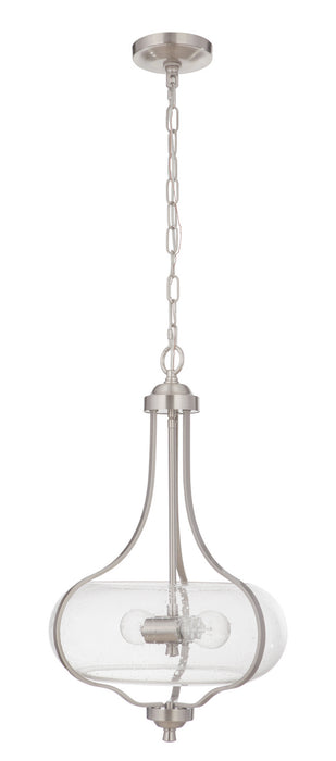 Craftmade 49992-BNK Two Light Pendant, Brushed Polished Nickel