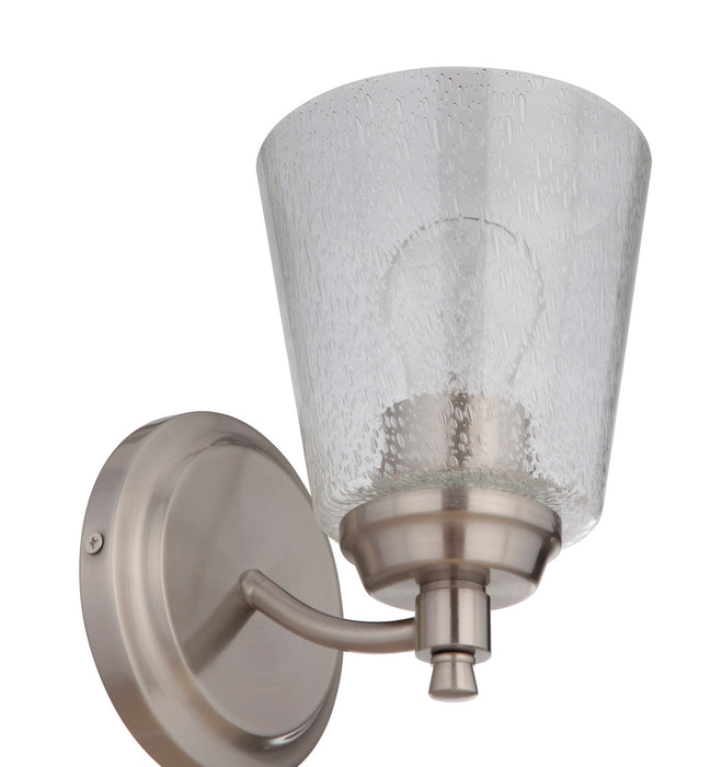 Craftmade 50201-BNK One Light Wall Sconce, Brushed Polished Nickel