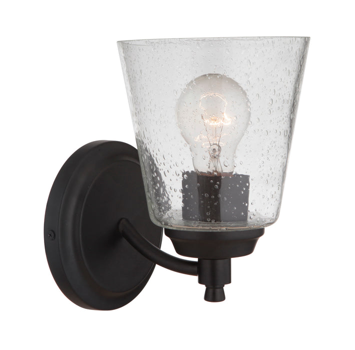 Craftmade 50201-FB One Light Wall Sconce, Flat Black
