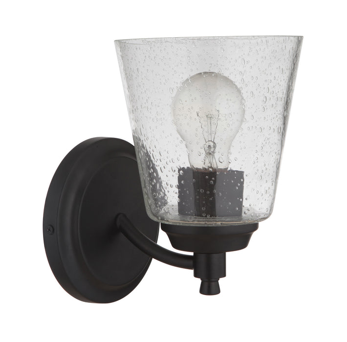 Craftmade 50201-FB One Light Wall Sconce, Flat Black