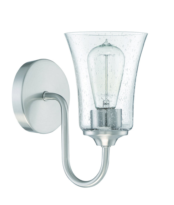 Craftmade 50401-BNK One Light Wall Sconce, Brushed Polished Nickel
