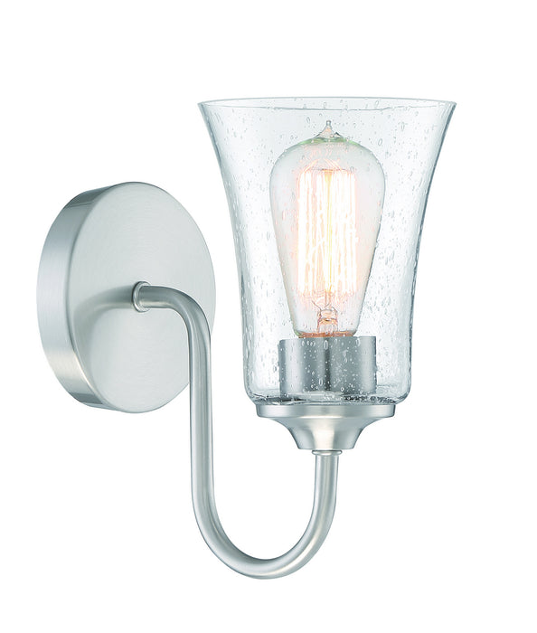 Craftmade 50401-BNK One Light Wall Sconce, Brushed Polished Nickel