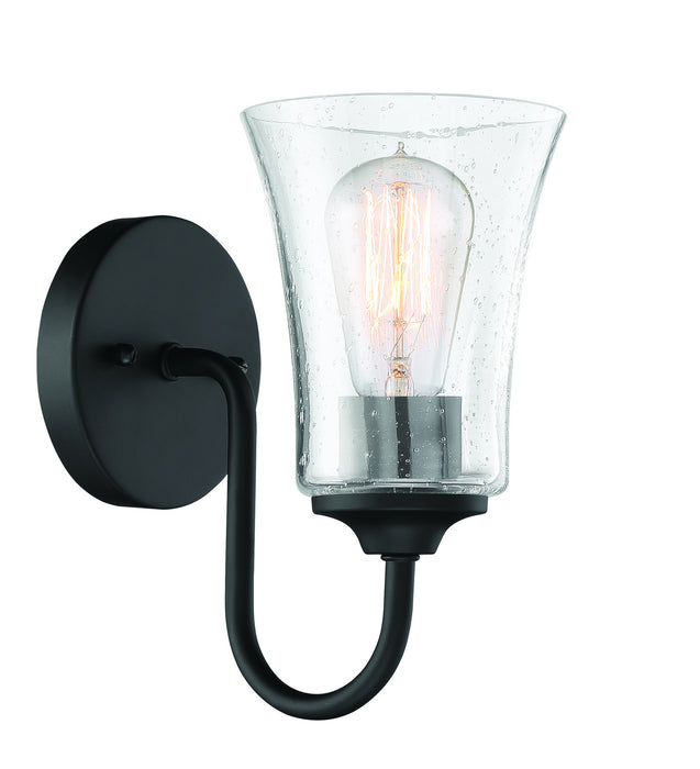 Craftmade 50401-FB One Light Wall Sconce, Flat Black