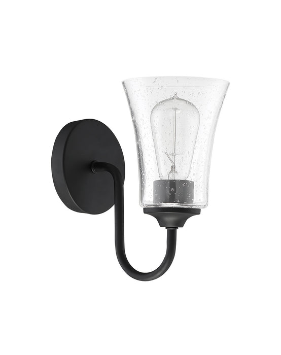 Craftmade 50401-FB One Light Wall Sconce, Flat Black