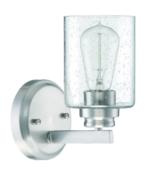 Craftmade 50501-BNK One Light Wall Sconce, Brushed Polished Nickel