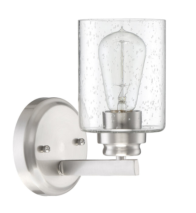 Craftmade 50501-BNK One Light Wall Sconce, Brushed Polished Nickel