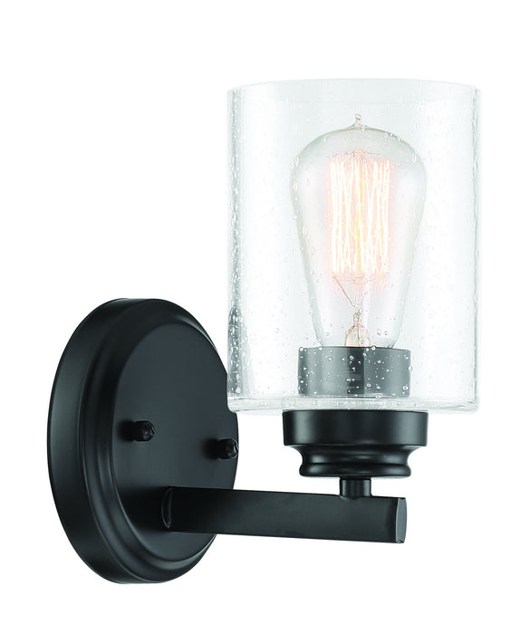 Craftmade 50501-FB One Light Wall Sconce, Flat Black