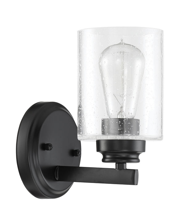 Craftmade 50501-FB One Light Wall Sconce, Flat Black