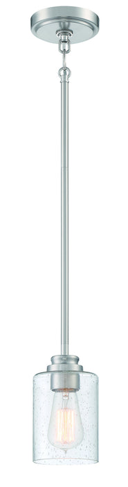 Craftmade 50591-BNK One Light Mini Pendant, Brushed Polished Nickel