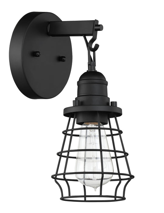 Craftmade 50601-FB One Light Wall Sconce, Flat Black