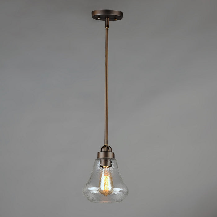 Maxim 10091HMOI One Light Pendant, Oil Rubbed Bronze
