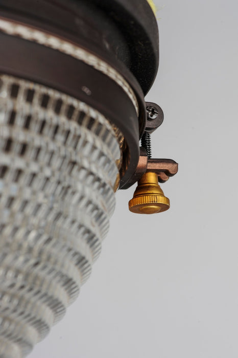 Maxim 10180OIAB One Light Outdoor Ceiling Mount, Oil Rubbed Bronze / Antique Brass