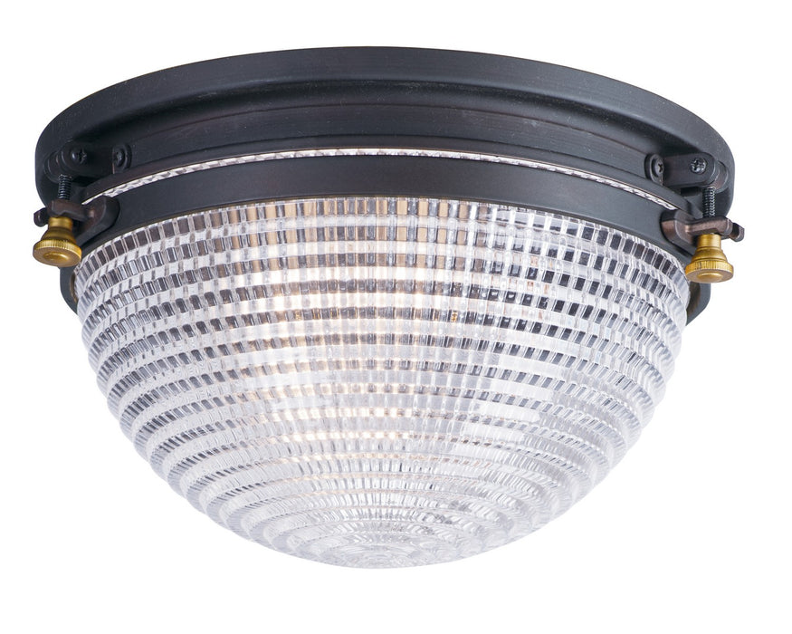 Maxim 10180OIAB One Light Outdoor Ceiling Mount, Oil Rubbed Bronze / Antique Brass