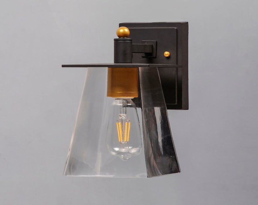 Maxim 10312CLBZGLD LED Outdoor Wall Sconce, Bronze / Gold