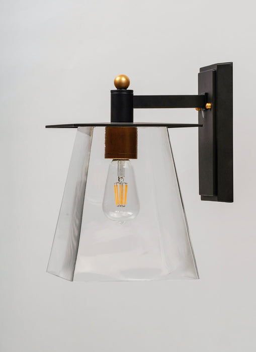 Maxim 10313CLBZGLD LED Outdoor Wall Sconce, Bronze / Gold
