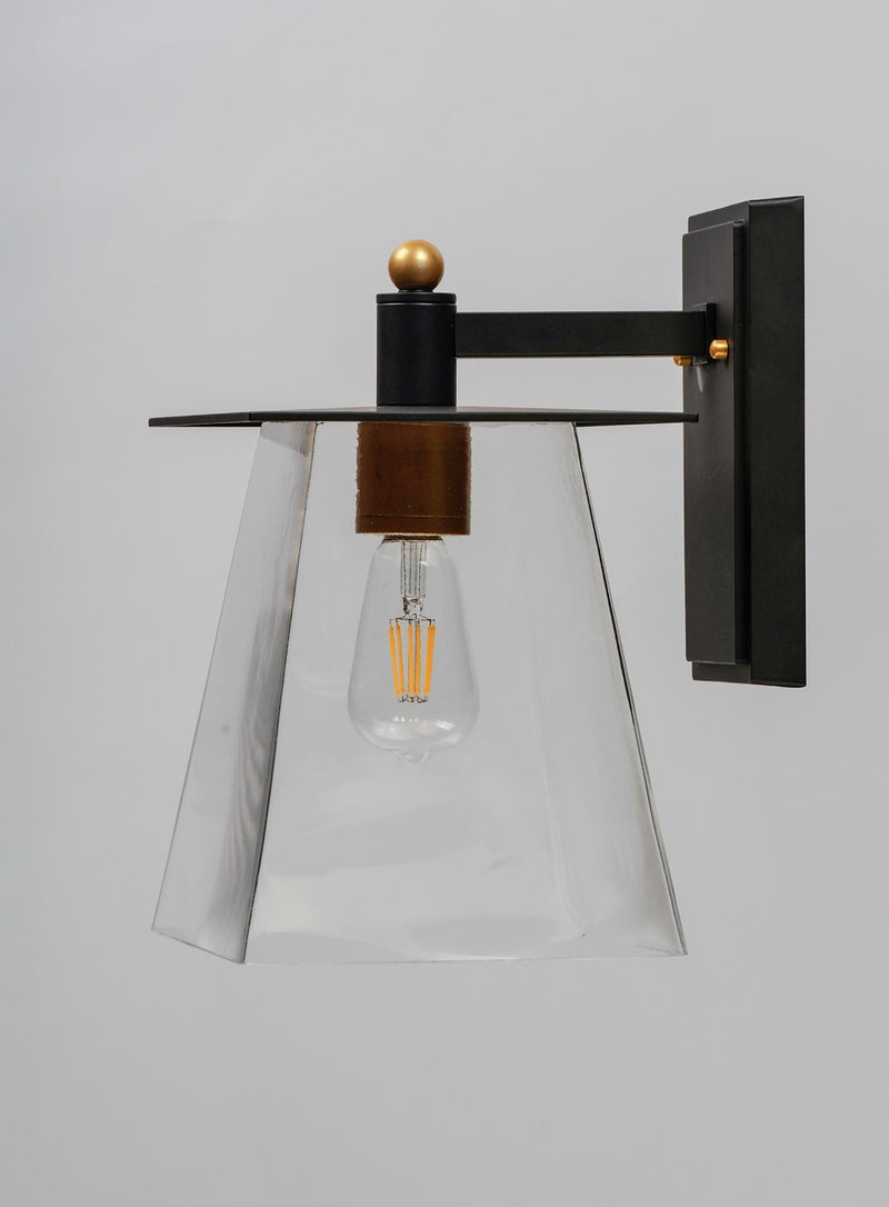 Maxim 10313CLBZGLD LED Outdoor Wall Sconce, Bronze / Gold