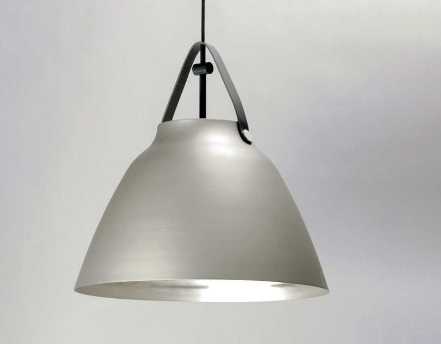 Maxim 11358BKBP One Light Pendant, Black / Brushed Platinum