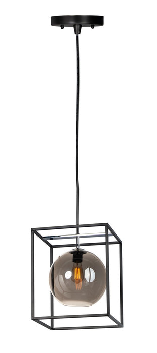 Maxim 11367MSKBKPC LED Pendant, Black / Polished Chrome