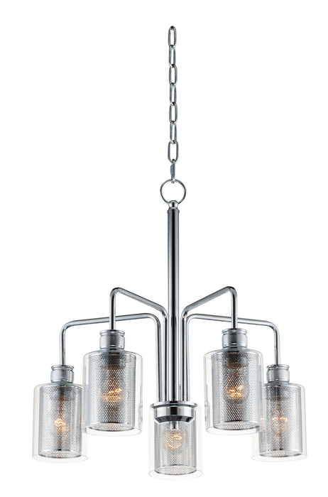 Maxim 11536CLPC Five Light Chandelier, Polished Chrome