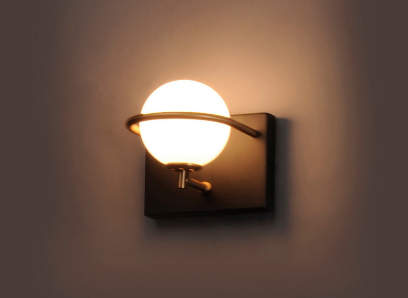 Maxim 21601SWBKGLD LED Bath Vanity, Black / Gold