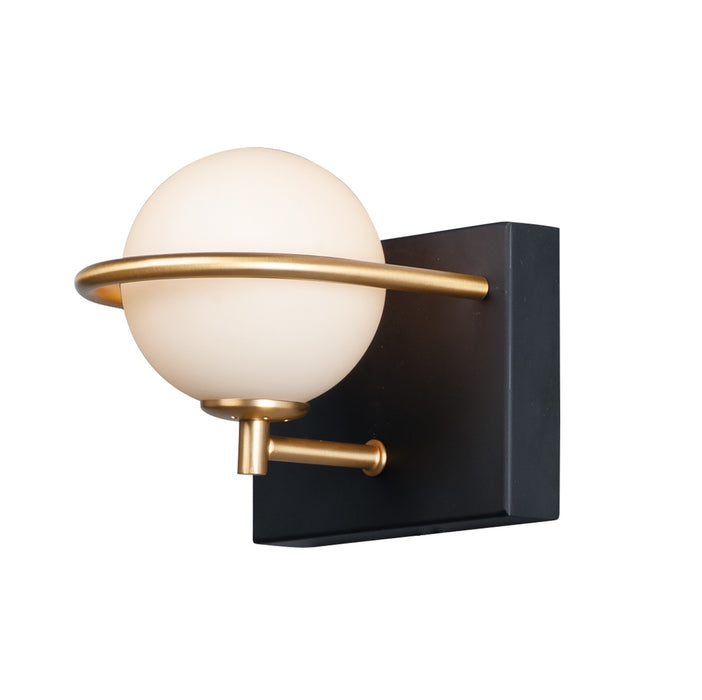 Maxim 21601SWBKGLD LED Bath Vanity, Black / Gold
