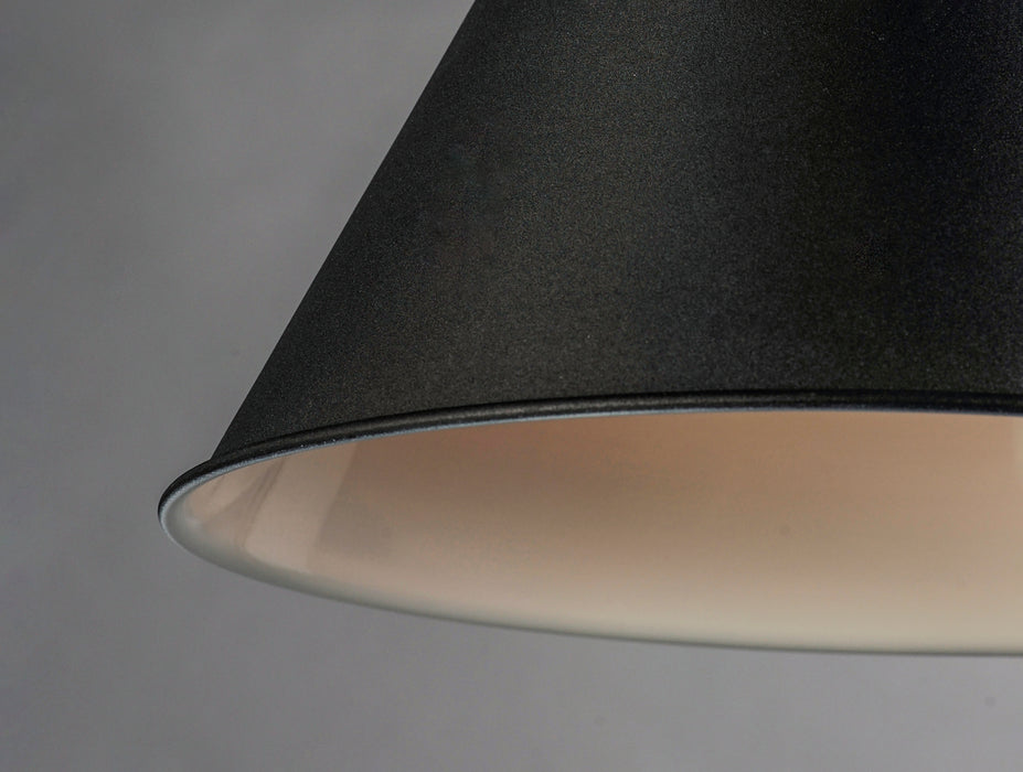 Maxim 25232SABK LED Pendant, Satin Aluminum / Black
