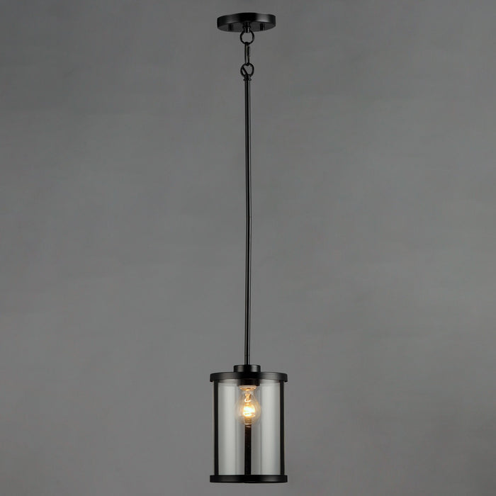 Maxim 25252CLBK One Light Pendant, Black