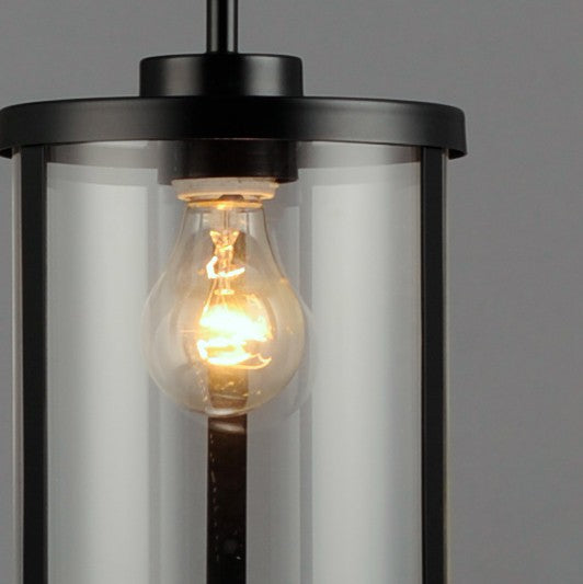 Maxim 25252CLBK One Light Pendant, Black