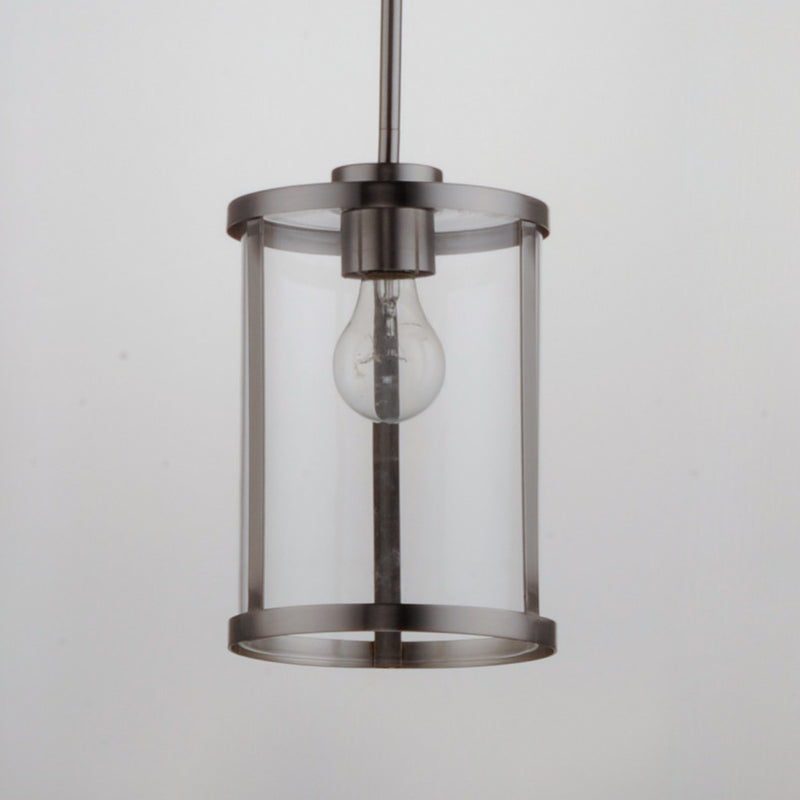 Maxim 25252CLSN One Light Pendant, Satin Nickel