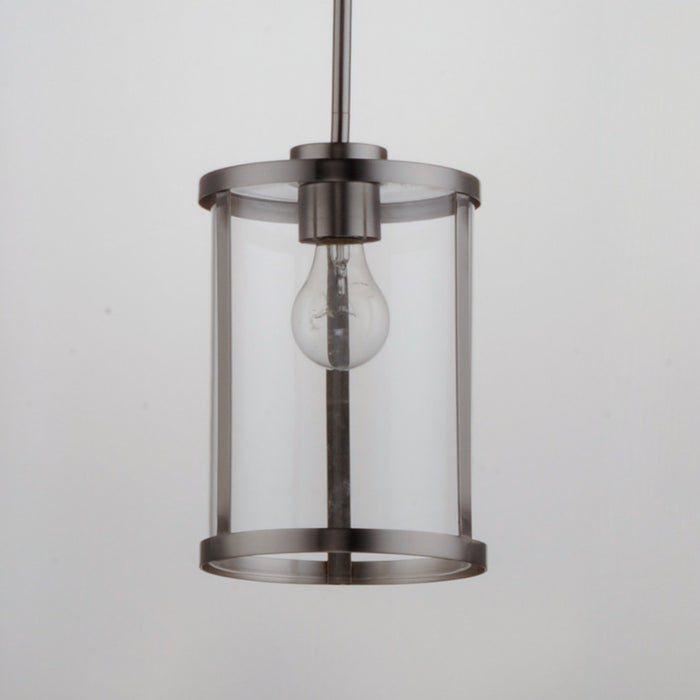 Maxim 25252CLSN One Light Pendant, Satin Nickel