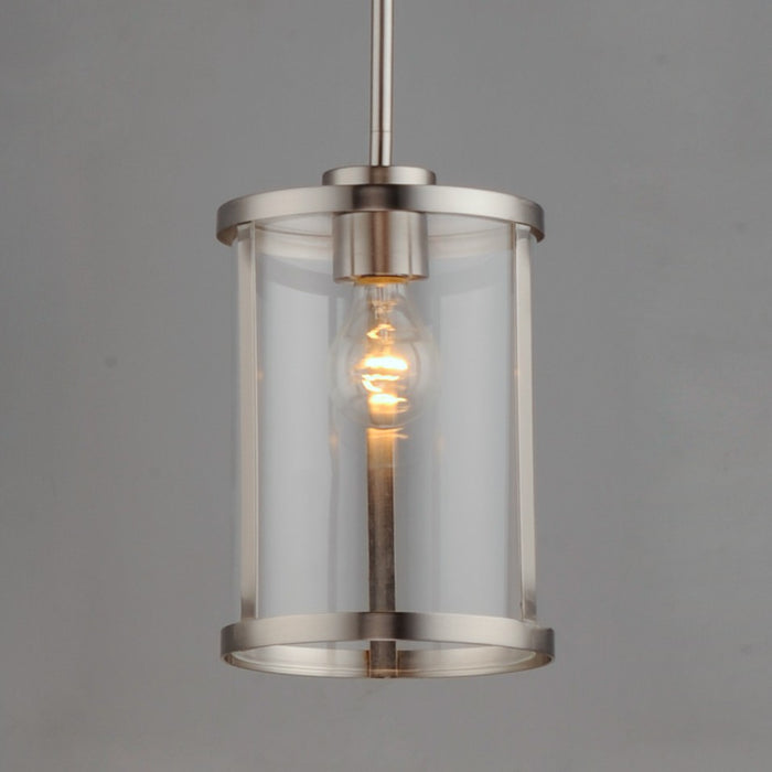 Maxim 25252CLSN One Light Pendant, Satin Nickel