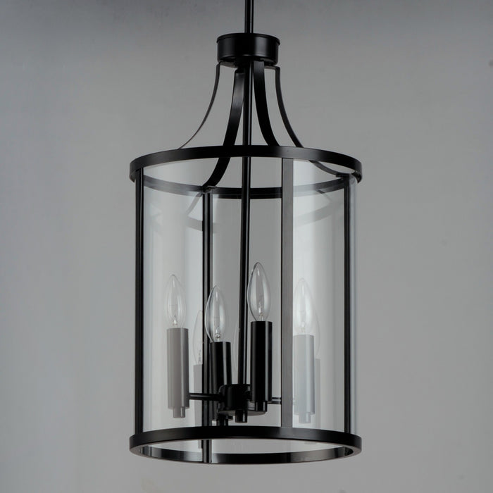 Maxim 25253CLBK Four Light Pendant, Black