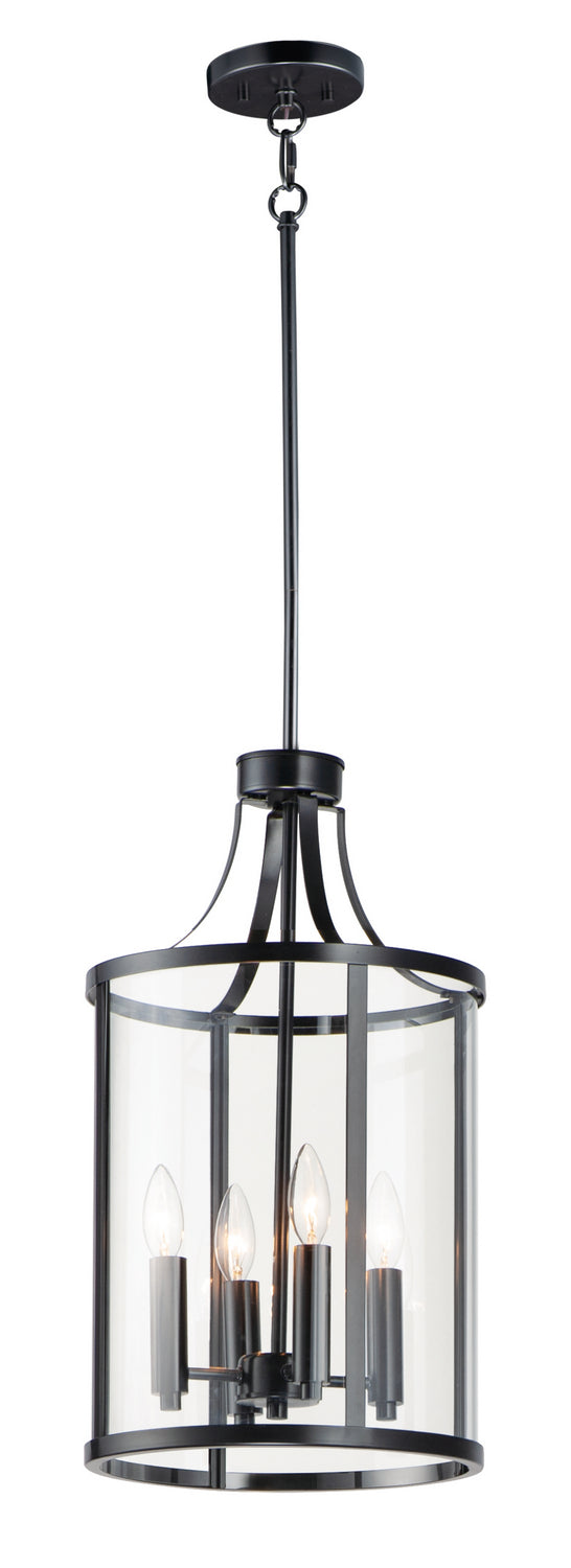 Maxim 25253CLBK Four Light Pendant, Black